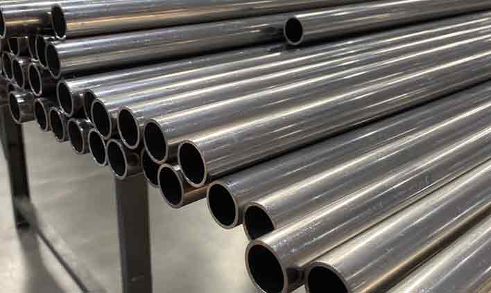 Alloy steel pipe bundles ready for dispatch